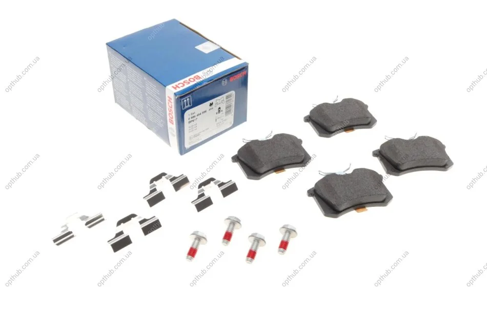 КОМПЛЕКТ КОЛОДОК ГАЛЬМІВНОГО МЕХАНІЗМУ BOSCH 0 986 494 596 (фото 1)