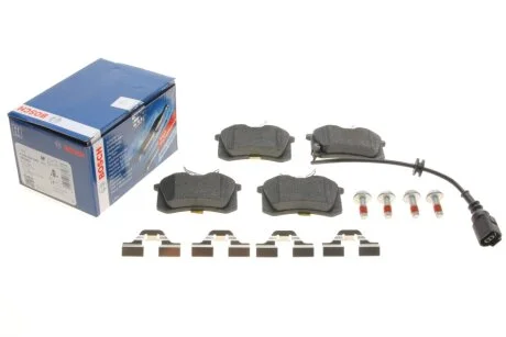 Колодки тормозные (задние) VW Polo 01-/Skoda Fabia 99-08/Seat Cordoba/Ibiza 02-09 (с дат (opt-om) BOSCH 0 986 494 598 (фото 1)