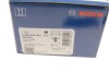 Колодки гальмівні (передні) Ford Fiesta 08-/Mazda 2 07-15 (з прижимною пластиною) UA63 BOSCH 0 986 494 652 (фото 12)