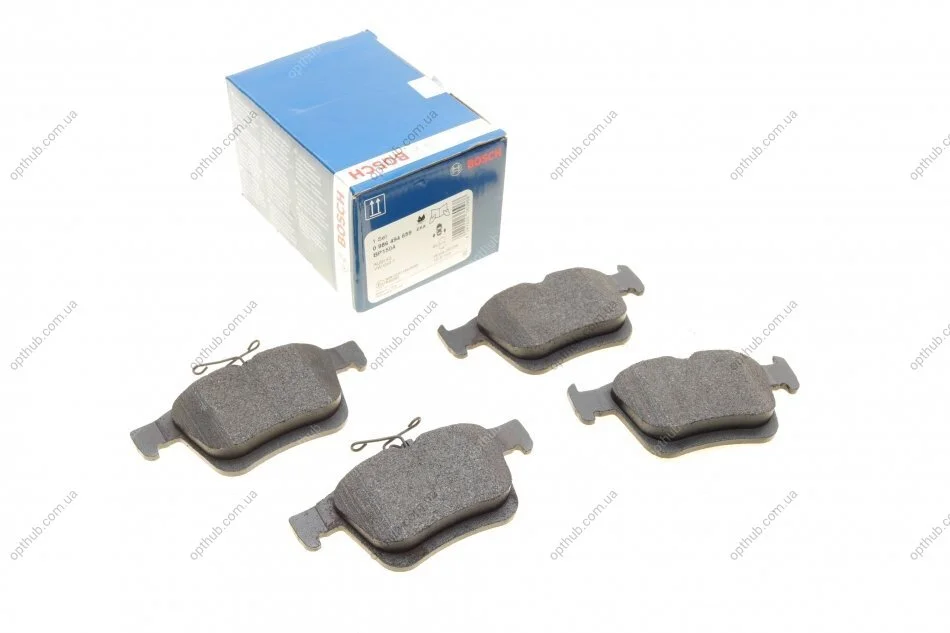 Колодки гальмівні (задні) Audi A3/VW Golf 12-/Touran/Passat B8 14-/Skoda Karoq 17-/Octavia UA63 BOSCH 0 986 494 659 (фото 1)