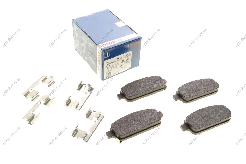 Колодки гальмівні (задні) Opel Astra J 09 - R16 (Ate) UA63 BOSCH 0 986 494 666 (фото 1)