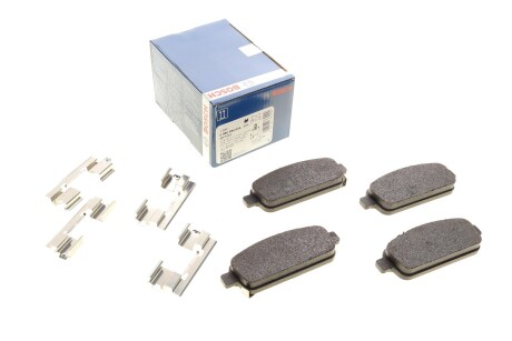 Колодки гальмівні (задні) Opel Astra J 09 - R16 (Ate) UA63 BOSCH 0 986 494 666