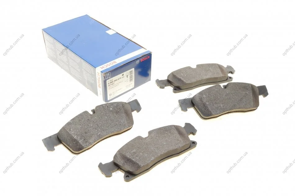 Колодки гальмівні (передні) MB M-class (W166)/GLE (W166) 11- (opt-om) BOSCH 0 986 494 672 (фото 1)