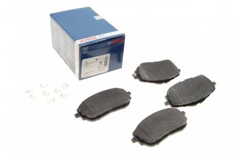 Колодка гальм. диск. TOYOTA AURIS 1.3-2.0 2012-, COROLLA 1.33-1.8 2013 - передн. (вир-во Bosch) BOSCH 0 986 494 676