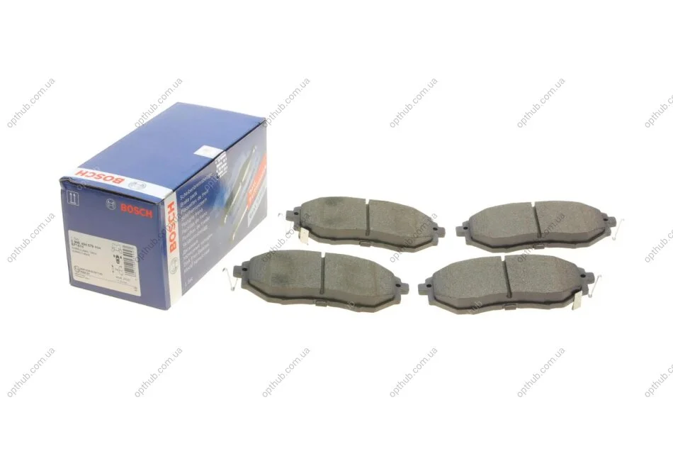 Колодки гальмівні (передні) Subaru Forester 08-/Legacy IV/V 03-14/Outback 03-/Impreza 12- UA63 BOSCH 0 986 494 679 (фото 1)