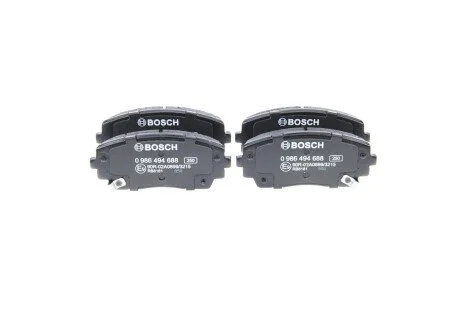 Гальмівні колодки дискові BOSCH 0986494688