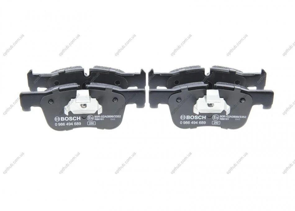 Колодки гальмівні (передні) BMW 1 (F20)/3 (F30)/4 (F32) 10- UA63 BOSCH 0 986 494 689 (фото 1)