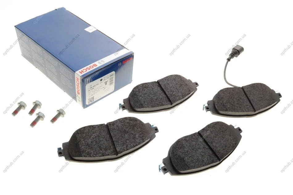 Колодки гальмівні (передні) Audi Q3 18-/A3/Skoda Octavia/VW Passat B6-B8/Golf/Tiguan 12- (+ UA63 BOSCH 0 986 494 704 (фото 1)