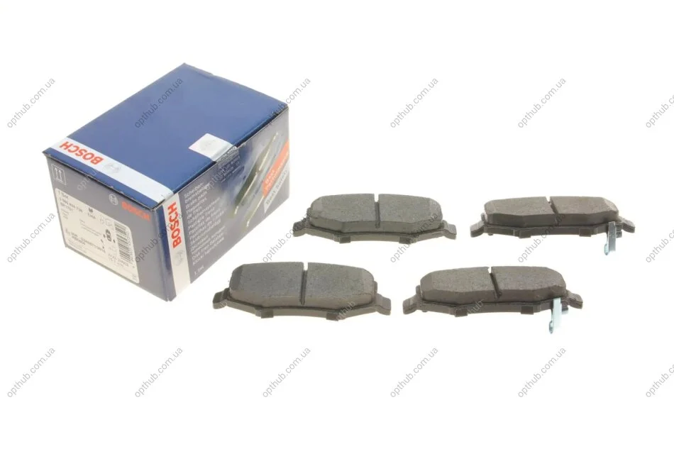 Колодки гальмівні (задні) Jeep Cherokee 08-/Compass 06-/Wrangler 07-/Dodge Nitro 06-12 UA63 BOSCH 0 986 494 706 (фото 1)
