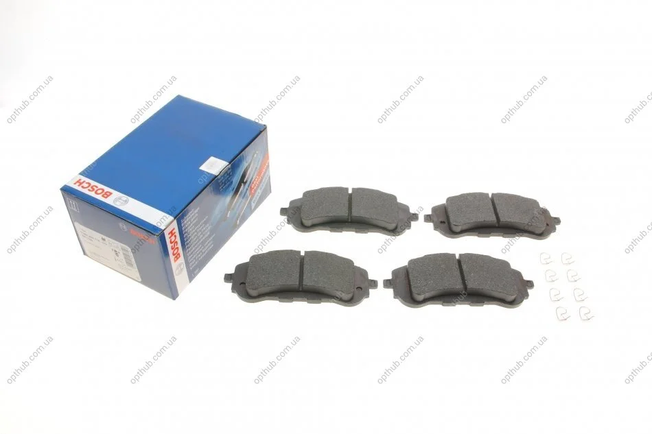 Колодки гальмівні (передні) Citroen Berlingo 18-/Peugeot 308 13-/Partner 18- UA63 BOSCH 0 986 494 714 (фото 1)