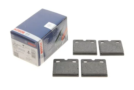 Колодки тормозные дисковые задние JAGUAR S-TYPE, XJ 04/02- BOSCH 0 986 494 775