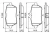 Колодки гальмівні (задні) MB S-class (W222/V222/X222/C217) 13- UA63 BOSCH 0 986 494 790 (фото 2)
