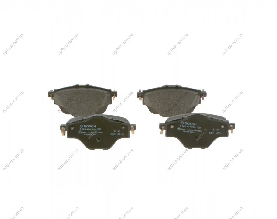 Колодки гальмівні (задні) Citroen C4/Peugeot 308 13-/3008/5008 16-/508 18- UA63 BOSCH 0 986 494 805 (фото 1)