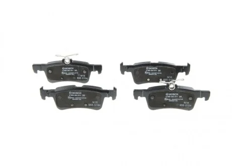 Комплект гальмівних колодок (задніх) Citroen Berlingo 18-/Peugeot 308 1.6 HDi 14- (opt-om) BOSCH 0 986 494 811