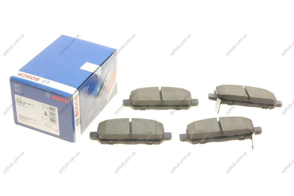 Колодки гальмівні (задні) Honda HR-V 1.5/1.8 16V 14- (opt-om) BOSCH 0 986 494 838 (фото 1)