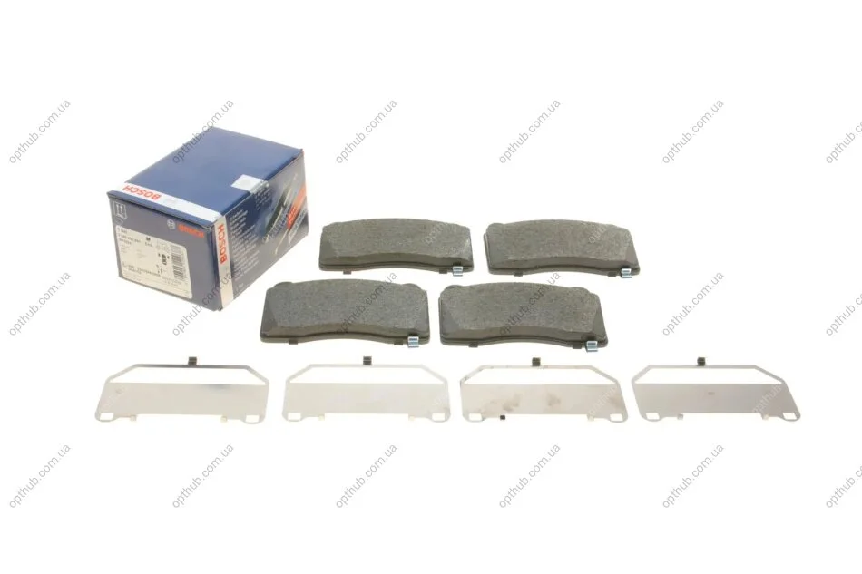 Колодки гальмівні (передні) Cadillac Ats/Cts/Opel Astra/Tesla Model S/X 03- (opt-om) BOSCH 0 986 494 880 (фото 1)