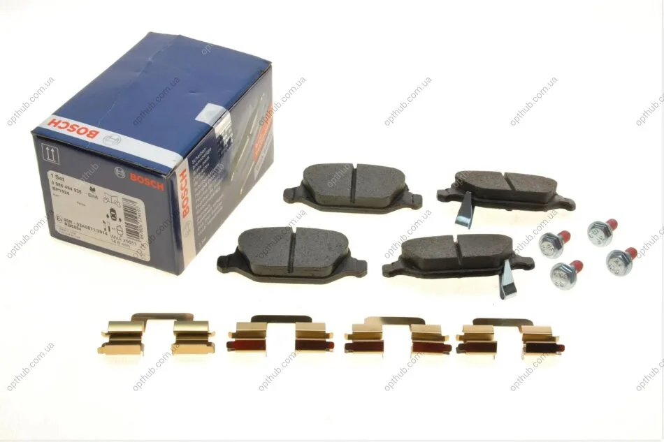 Колодки гальмивни (задни) Fiat Panda 12- (opt-om) BOSCH 0 986 494 935 (фото 1)