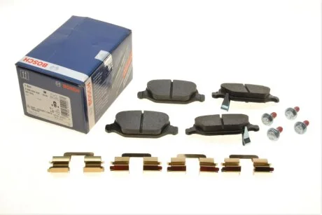 Колодки гальмивни (задни) Fiat Panda 12- (opt-om) BOSCH 0 986 494 935