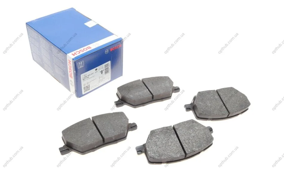 Колодки гальмивни (передни) Fiat 500X 1.4-1.6/1.6-2.0D 14-/ Jeep Renegade1.4-1.6/2.0CRD (opt-om) BOSCH 0 986 494 941 (фото 1)