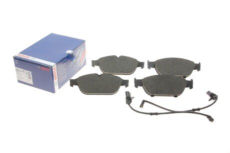 Колодки гальмівні (передні) Audi A6/A7/A8 10- (+датчики) UA63 BOSCH 0 986 494 987