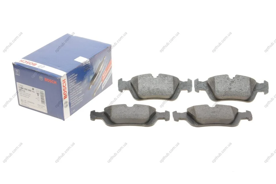 Колодки гальмівні (передні) BMW 3 (E36) 90-00/Z3 (E36) 95-00 UA63 BOSCH 0 986 495 060 (фото 1)
