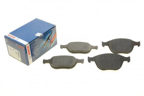 Колодка гальм. диск. FORD FOCUS (DAW, DBW, DNW), TRANSIT передн. (вир-во Bosch) BOSCH 0 986 495 066