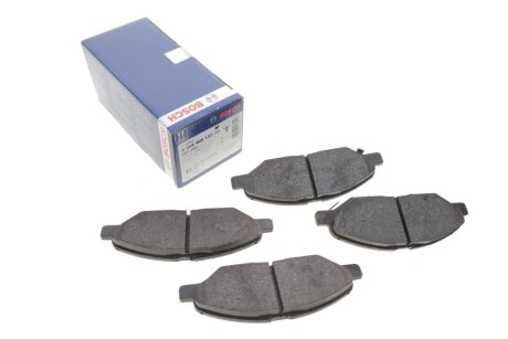 Колодки гальмівні дискові ПЕРЕДН NISSAN TIIDA 1.5-1.8 07- -ua BOSCH 0 986 495 133