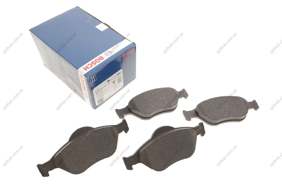 Колодка гальм. диск. FORD FIESTA, FUSION, MAZDA 2 передн. (вир-во Bosch) BOSCH 0 986 495 220 (фото 1)