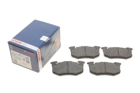 Колодки гальмівні дискові ЗАДН PEUGEOT 205 87-94,206 99-,306 93-,309 85-93;RENAULT CLIO 91-,;CIT 0 986 495 236 BOSCH 0986495236 (фото 1)