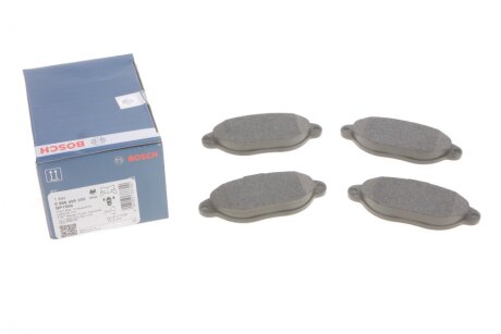 Колодки гальмівні (передні) Fiat 500 07-/Panda 03-/Punto 93-10 UA63 BOSCH 0 986 495 255