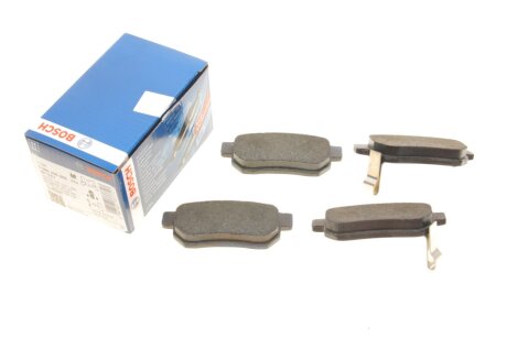 Колодки гальмівні (задні) Honda Civic V/VI 91-01/CRX II/Prelude III 87-92/Rover 93-05 UA63 BOSCH 0 986 495 256 (фото 1)