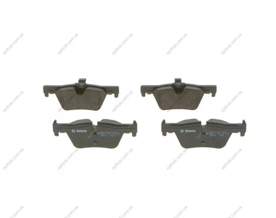 Колодки гальмівні (задні) BMW 1 (F20-21)/2 (F22-23/F45)/3 (F30/F34/F80) 11- B47/B48//N1 (opt-om) BOSCH 0 986 495 289 (фото 1)