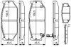 Тормозные колодки дисковые BOSCH 0986495308 (фото 5)