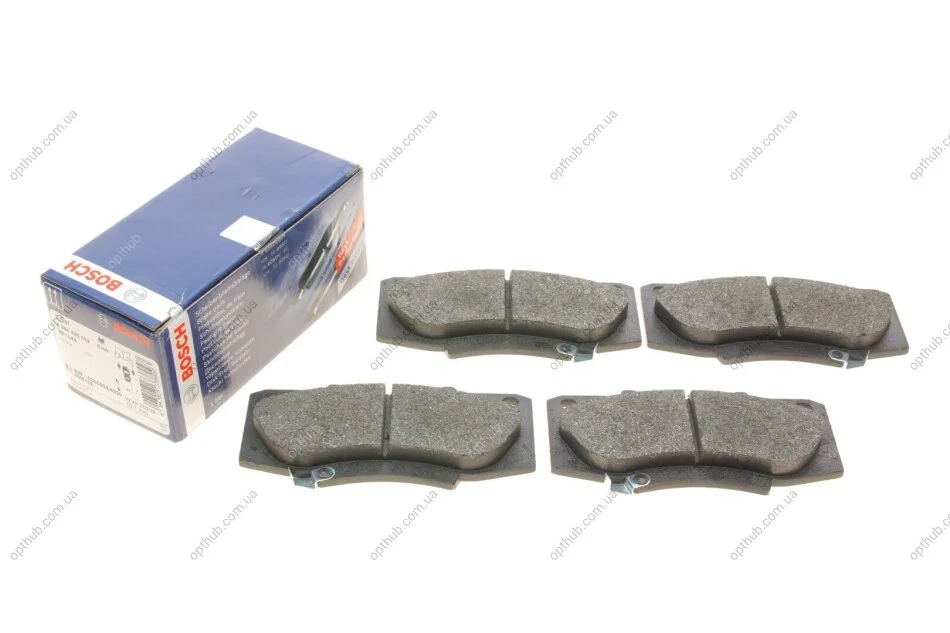 Колодки гальмівні (передні) Toyota Hilux 2.5-4.0 d-4d 04- UA63 BOSCH 0 986 495 352 (фото 1)