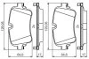 Колодки гальмівні (задні) Audi A6/A7/A8/Q7/Q8/VW Touareg 16- (opt-om) BOSCH 0 986 495 426 (фото 2)