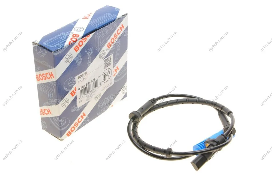 Датчик ABS (задній) BMW 5 (E39) 95-03 UA63 BOSCH 0 986 594 509 (фото 1)