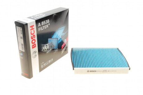 Фільтр салону антибактеріальний АНТИБАКТЕРИАЛЬНЫЙ, FILTER+ -ua BOSCH 0 986 628 538 (фото 1)