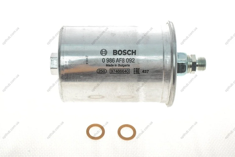 Фільтр паливний MB 190 (W201) 82-93 (вир-во) 0986AF8092 BOSCH 0 986 AF8 092 (фото 1)