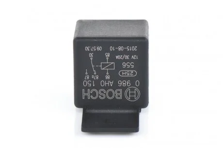 Реле універсальне (12В, 30А, кількість з\'єднань: 5) BOSCH 0986AH0150