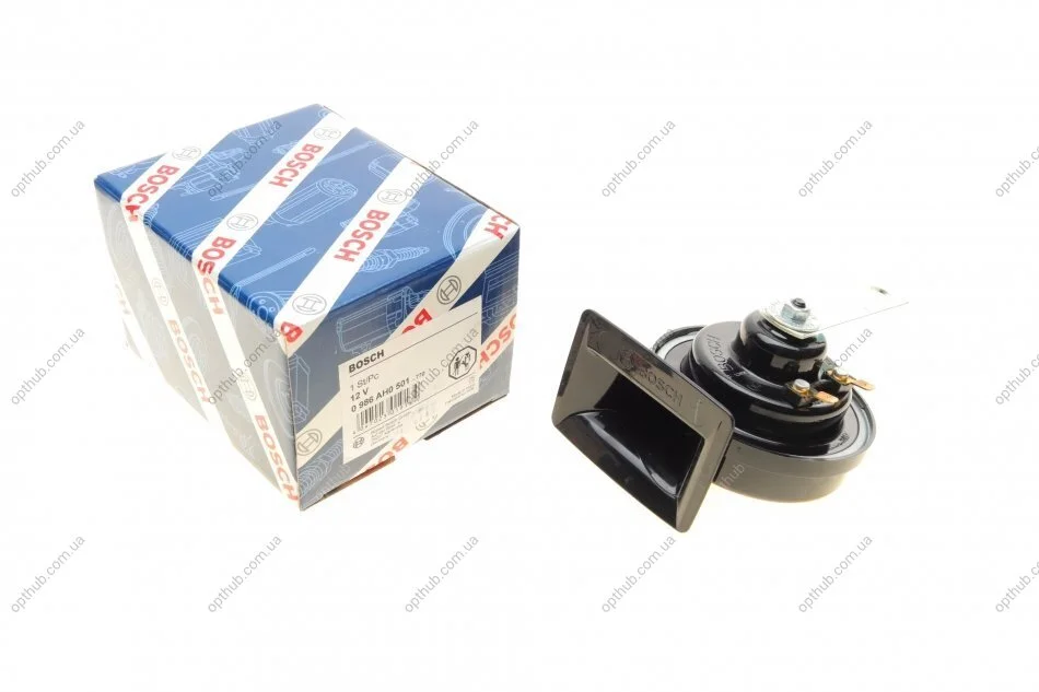 Сигнал звуковий VW Caddy II 95-04/T4 90-03 (низький тон/420Hz) UA63 BOSCH 0 986 AH0 501 (фото 1)