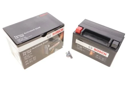 Акумуляторна батарея 6Ah/100A (150x87x93/+L/B0) (AGM) Factory Activated AGM UA63 BOSCH 0 986 FA1 080