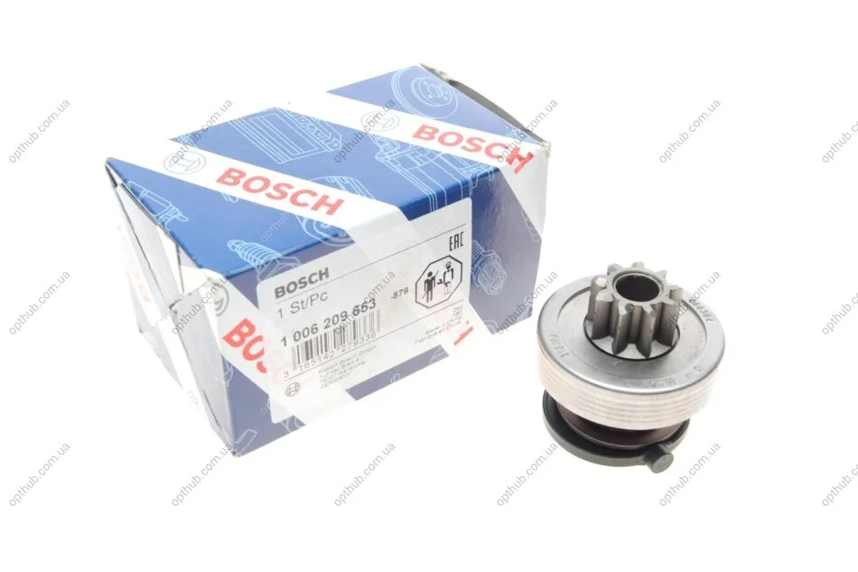 Бендикс стартера Volvo C30/C70 II/S70/S80/60 I/XC70 I/Fiat Doblo 1.4-2.5D 95- UA63 BOSCH 1 006 209 653 (фото 1)