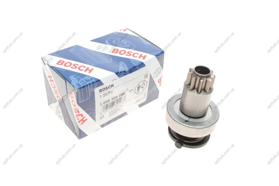 Бендикс стартераVW Caddy 1.9D 96- (заминено на 1986SE1633) (opt-om) BOSCH 1 006 209 758 (фото 1)