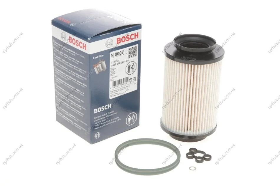 Фільтр паливний VAG 1.9-2.0 TDI 03-10 (вир-во) BOSCH 1 457 070 007 (фото 1)