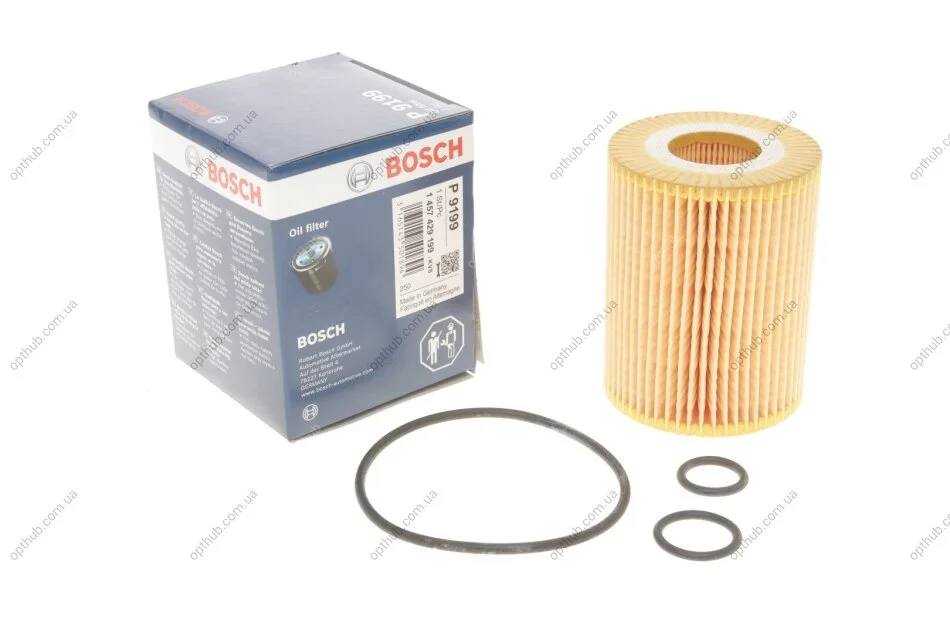 Фільтр масляний двигуна OPEL 1.7 CDTI, DTI 16V (вир-во Bosch) BOSCH 1 457 429 199 (фото 1)