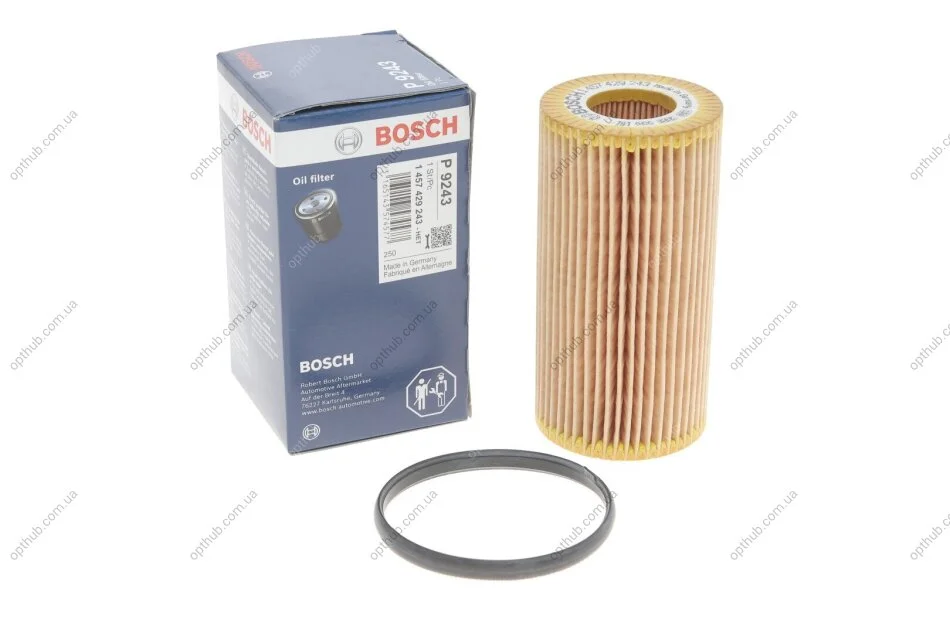 Фільтр масляний двигуна AUDI, SKODA, VW (вир-во Bosch) BOSCH 1 457 429 243 (фото 1)