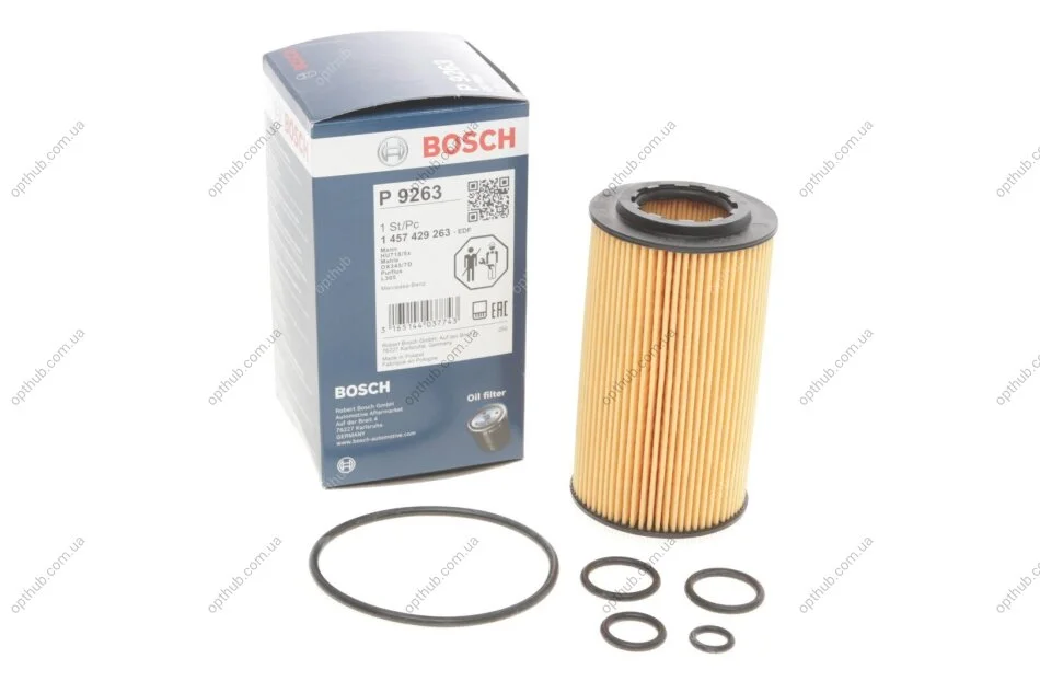 Фильтр масляный двигателя MERCEDES (пр-во Bosch) BOSCH 1 457 429 263 (фото 1)