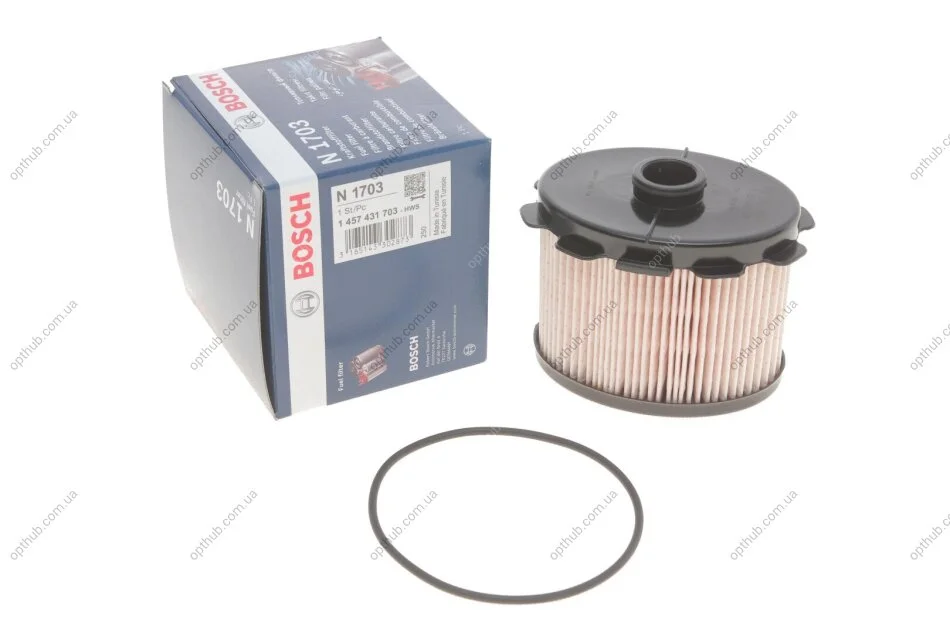 Фільтр паливний Citroen Berlingo/Peugeot Partner 1.9D (DW8) 98- (opt-om) BOSCH 1 457 431 703 (фото 1)