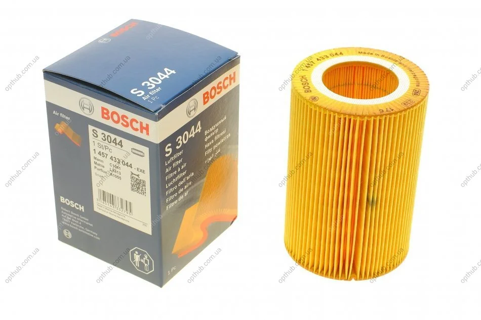 Фільтр повітряний Smart 0.6-0.7i 01-07 UA63 BOSCH 1 457 433 044 (фото 1)