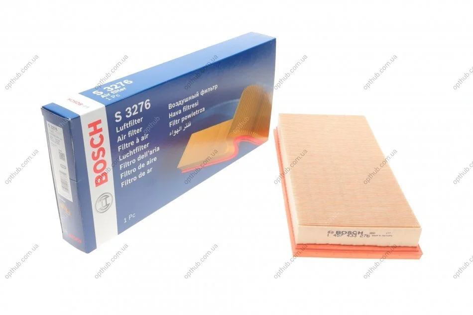 Фільтр повітряний Mitsubishi Carisma/Volvo S40/V40 1.6/1.8 95-06 (opt-om) BOSCH 1 457 433 276 (фото 1)